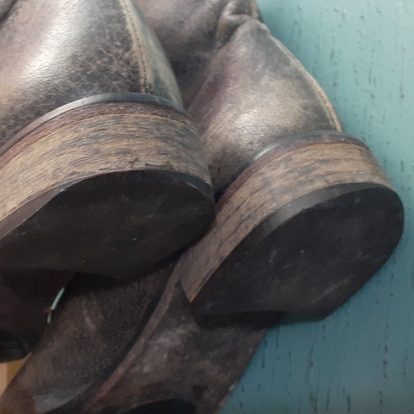 DISTRESSED BOOTS SZ 38 EUR - Picture 7 of 8